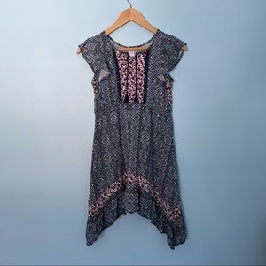 Justice High/Low Boho Dress - Size 10
